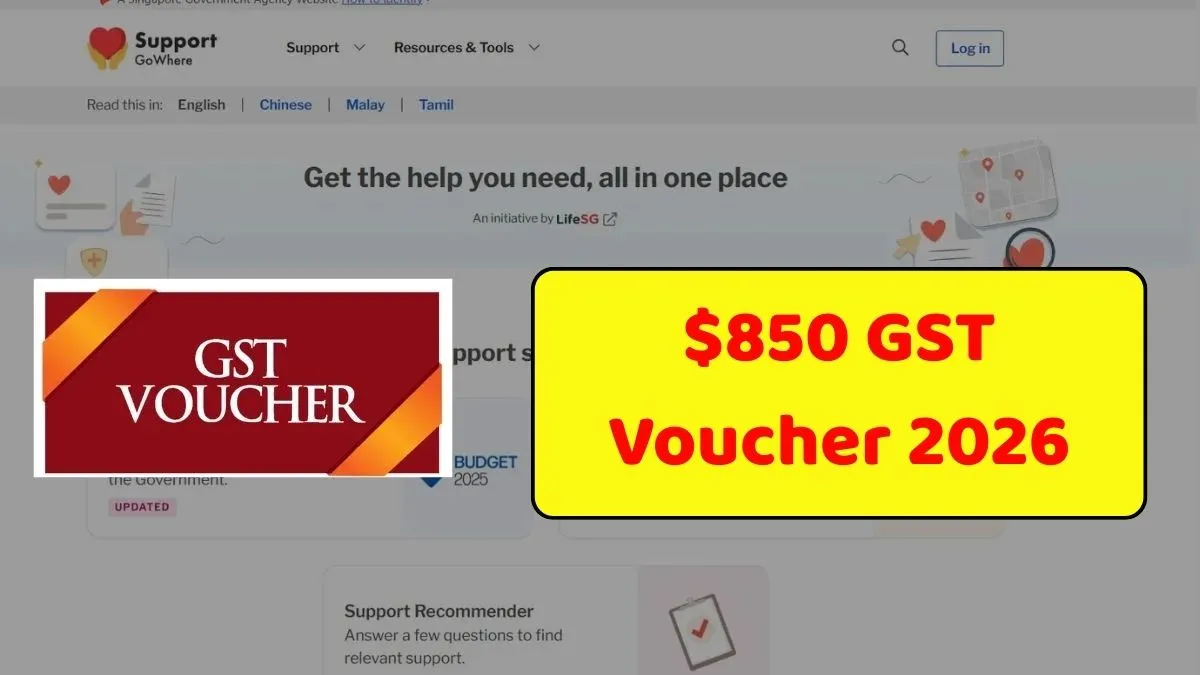 850 GST Voucher 2026 Singapore